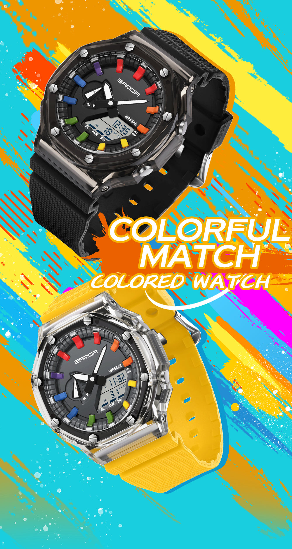 NUEVO RELOJ DEPORTIVO PARA HOMBRE Y MUJER.   Varios Colores . Compra ahora  35.99 €.    Envío Gratuito 🚛.    España .