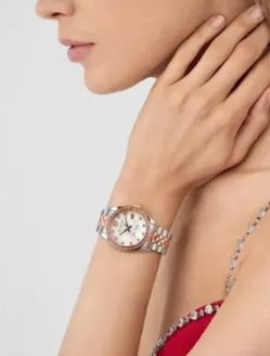 Reloj Tipo Rolex Mujer - Blanco SKU: OUKOMUJER-BL