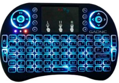 Mini Teclado Inalámbrico Con Ratón Touchpad Retroiluminación Led SKU: MINITECLADOLED