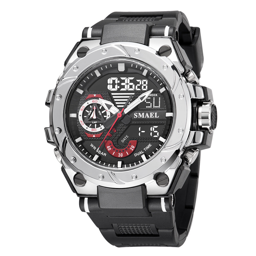 SMAEL 8060 RELOJ ELECTRÓNICO Outdoor Sports Leisure Multifunctional Alloy Watch