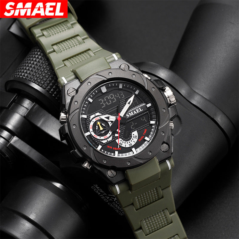 SMAEL 8060 RELOJ ELECTRÓNICO Outdoor Sports Leisure Multifunctional Alloy Watch