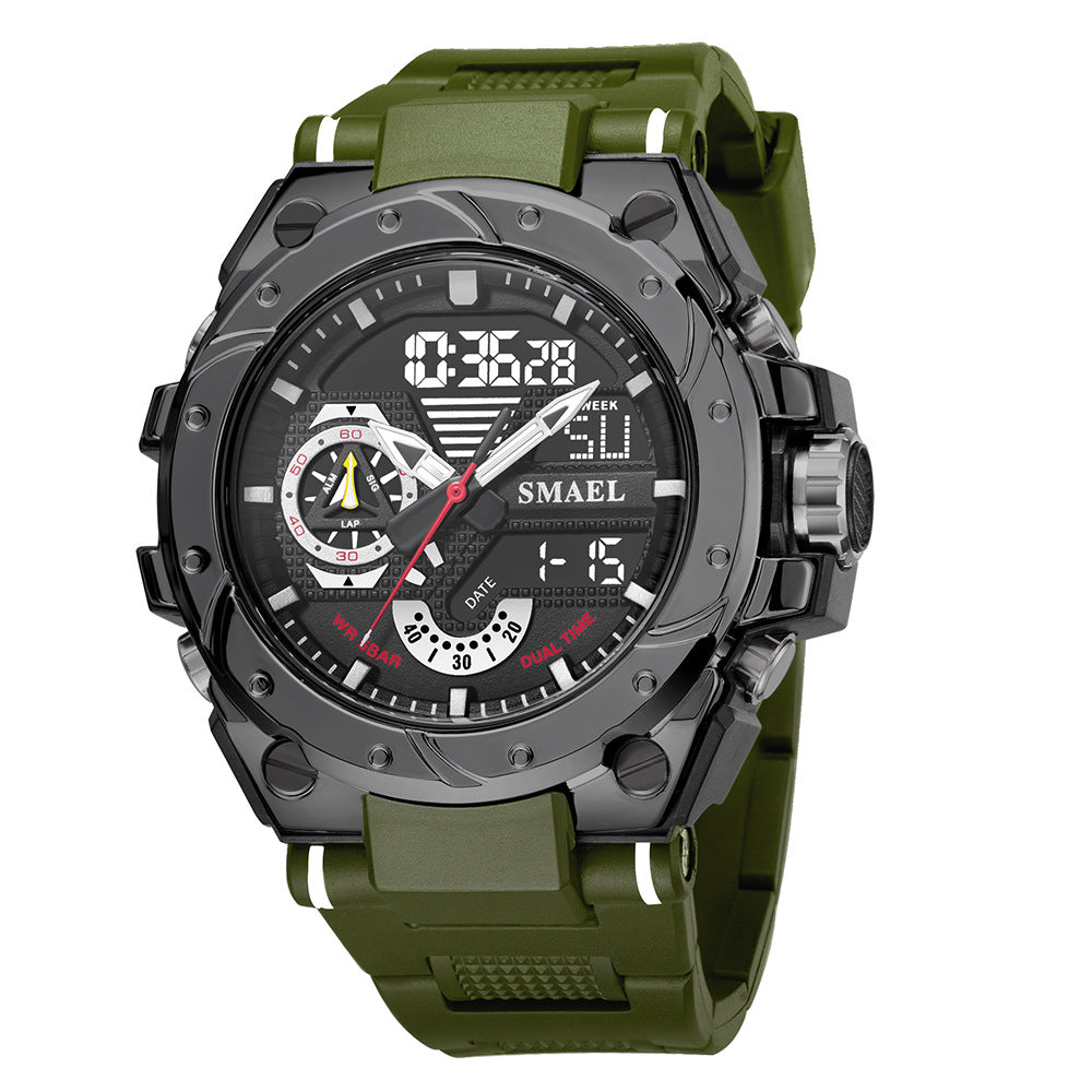 SMAEL 8060 RELOJ ELECTRÓNICO Outdoor Sports Leisure Multifunctional Alloy Watch