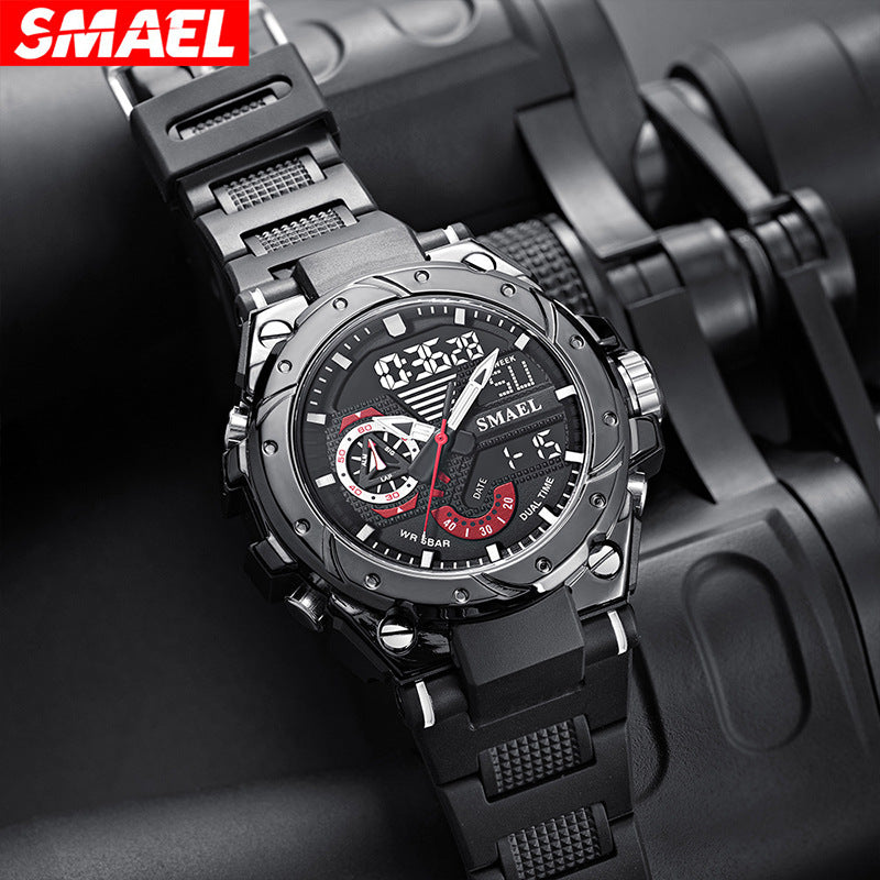 SMAEL 8060 RELOJ ELECTRÓNICO Outdoor Sports Leisure Multifunctional Alloy Watch