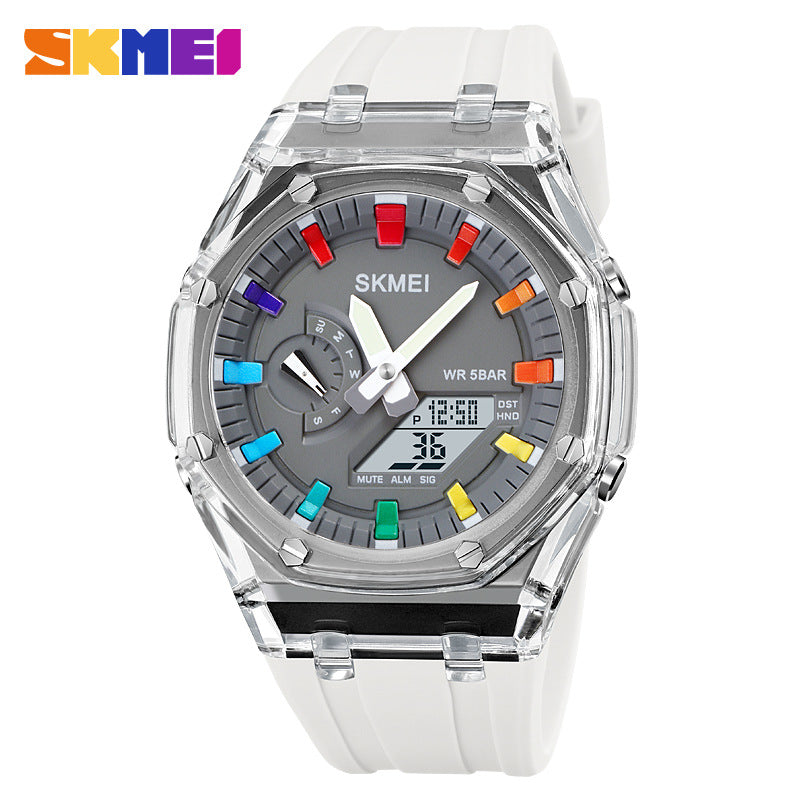 SKMEI Time RELOJ SUMERGIBLE  Multi-funcional Dual Display .